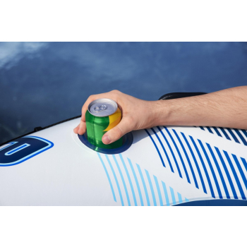 Dmuchany Materac do pływania Rapid Rider BESTWAY 135cm + Oparcie + Siateczkowe dno + Miejsca na napoje + Uchwyty